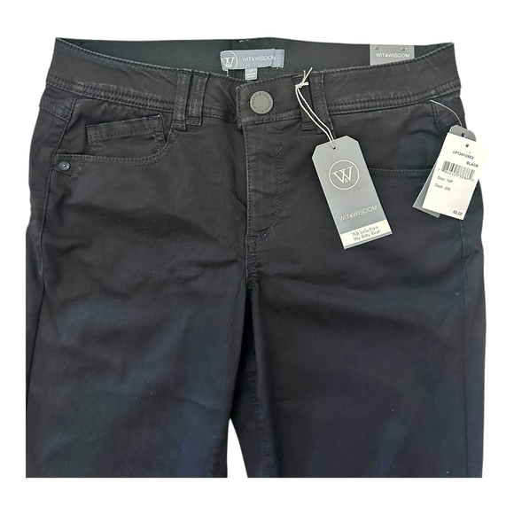NWT! Wit & Wisdom Black High-Waisted Bootcut Jeans - Picture 6 of 10